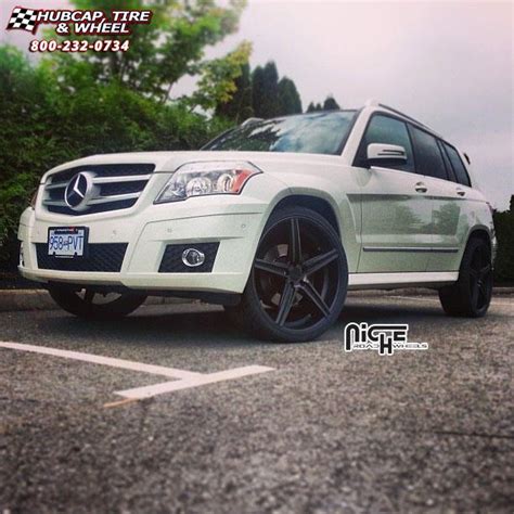 Mercedes Benz Glk 430 Niche Apex M126 Black And Machined With Dark Tint 0