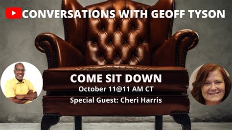 Conversations With Geoff With Special Guest Cheri Harris Youtube