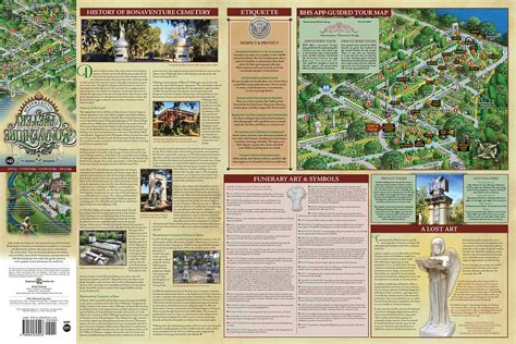 Illustrated Bonaventure Cemetery Map | Karpovage Creative