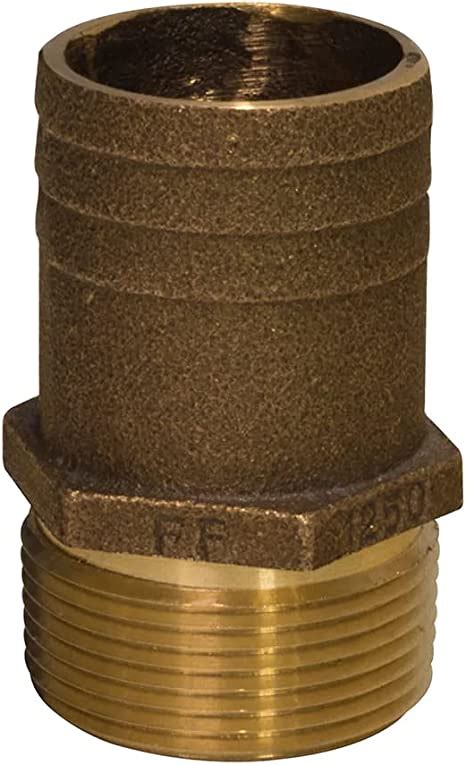 Amazon GROCO 3 4 NPT X 1 Bronze Full Flow Pipe To Hose Straight