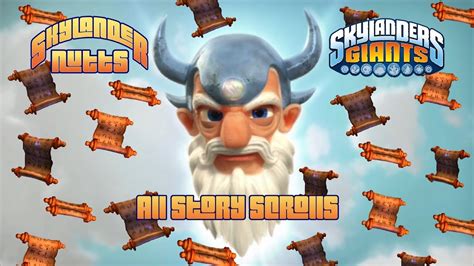 Skylanders Giants All Story Scrolls Youtube