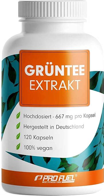 Gr Ntee Extrakt X Gr Ner Tee Kapseln Mg Pro Tag Davon Mg