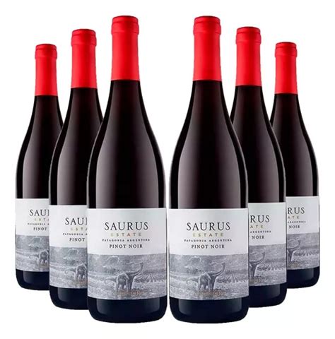 Vino Saurus Estate Pinot Noir Caja X 6 X 750ml Envío gratis