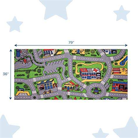 Childrens Factory Learning Carpets City Life Play Carpet 79x36 Rect