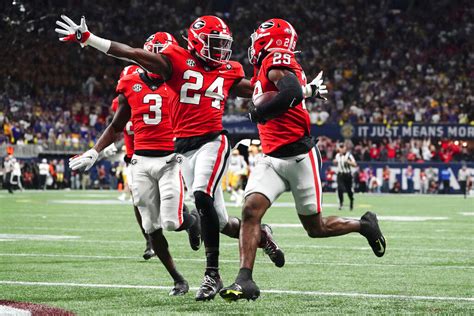 Georgia Michigan Tcu And Ohio State Top The Final Ap Poll Espn 98 1