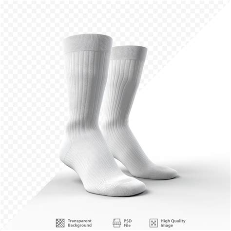 Premium Psd A Picture Of A Pair Of White Socks With The Words A