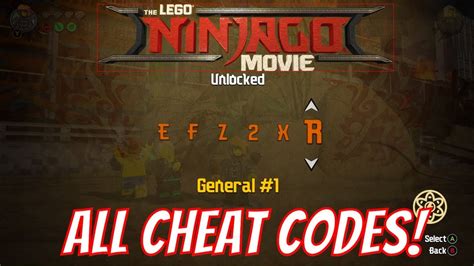 The Lego Ninjago Movie Video Game All Cheat Codes How To Find Them