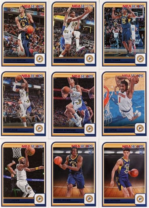 Indiana Pacers 2023 2024 Hoops Factory Sealed Team Set Featuring Tyrese