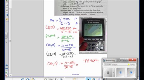 Ap Calculus Ab Rate Of Change Practice Juda Math Youtube