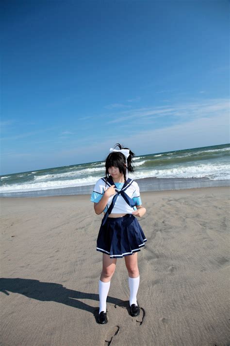 Love Plus Takane Manaka Seifuku Bikini Cosplay By Enako Sankaku Complex