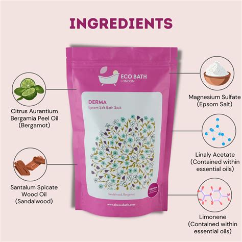 Eco Bath Derma Epsom Salt Bath Soak Pouch 500g And 1000g Eco Bath London