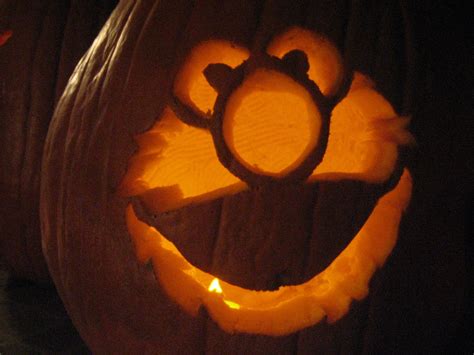 Elmo Pumpkin Carving Stencils