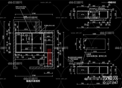 榻榻米设计cad图库 免费3dmax模型库 欧模网