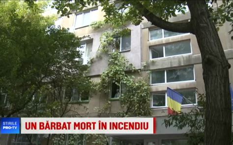 B Rbat De De Ani Mort Ntr Un Incendiu N Capital Stirileprotv Ro