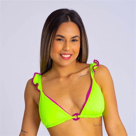 Bikini Clarissa Verde Neon Ala Delta Bikinis Y Ropas De Ba O