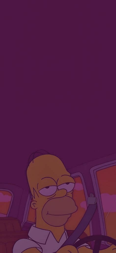 The Simpsons Homer Simpson Driving Car Wallpapers - Wallpapers Clan