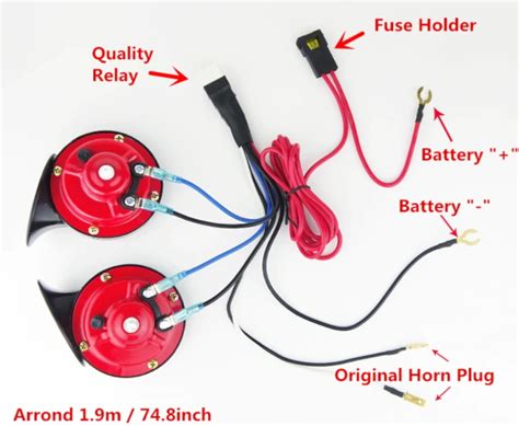 Мощный Автомобильный Клаксон на 130 Децибел