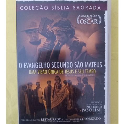 O Evangelho Segundo S O Mateus Pier Paolo Pasolini Dvd Shopee Brasil