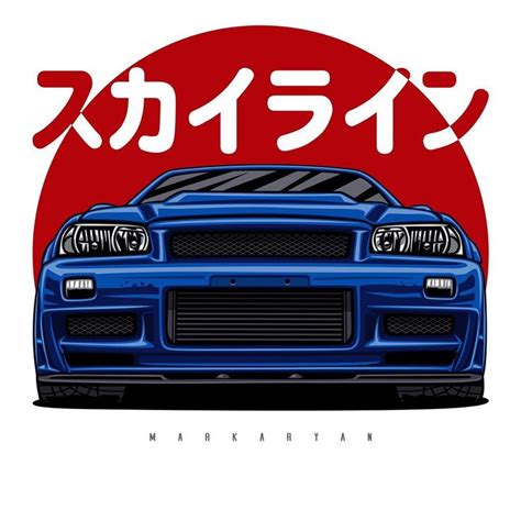 Oleg Markaryan On Instagram Nissan Skyline R34 GTR T Shirts Covers