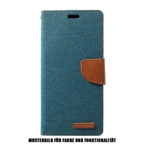 Goospery Samsung Galaxy S20 Hülle Leder Stoff Case Canvas Diary