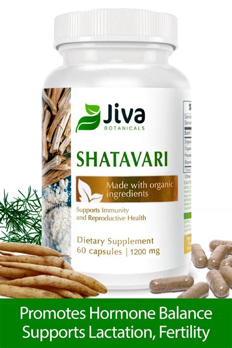 Organic Shatavari Capsules By Jiva Botanicals Available On Amazon