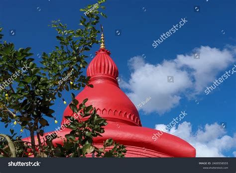 Maa Tripureswari Temple Close View Maa Stock Photo