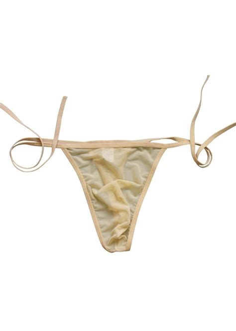 TANGA MESH HOMBRE ERÓTICO HILOS SUJETADORES NUDE UNITALLA COD B924 XShopMen