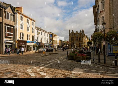 street scene  truro cornwall stock photo alamy