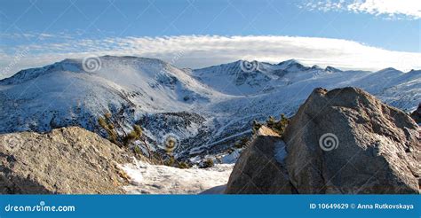 Rila Mountains In Borovets Bulgaria Stock Image Image Of Snow Clear