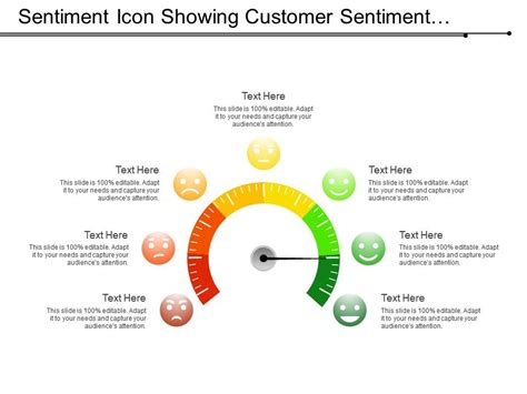 Sentiment Icon Showing Customer Sentiment Analysis With Various Moods