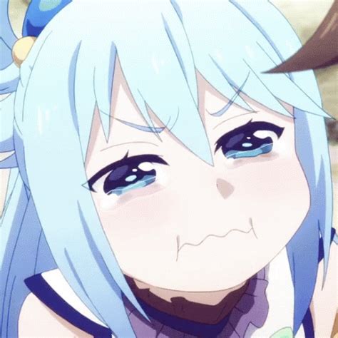 Aqua Konosuba Anime GIF - AquaKonosuba Anime Cry - Discover & Share GIFs