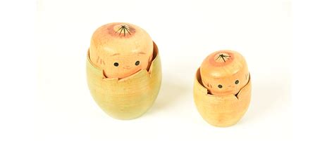 Vintage Japanese Creative Kokeshi Pair Kdc18039 Kazari Ziguzagu