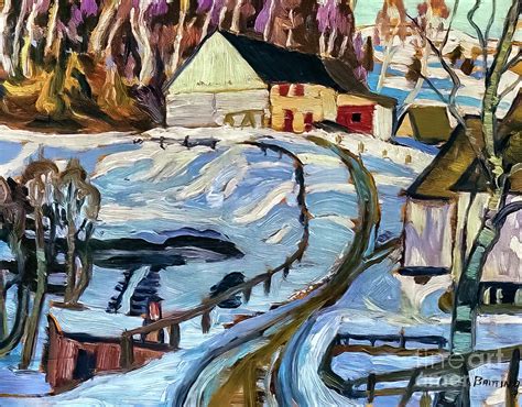 Ste Irenee Quebec by Frederick Banting 1935 Painting by Frederick ...