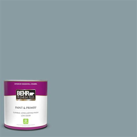 Behr Premium Plus Qt F Shale Gray Eggshell Enamel Low Odor