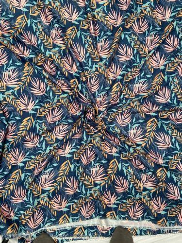 Polyester Chiffon Digital Printed Fabric Multicolour At Rs 95 Meter In