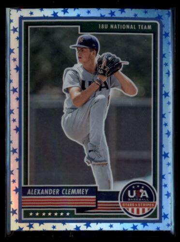 2023 Panini USA Baseball Stars Stripes Red White Blue Alexander