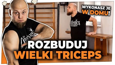 Ćwiczenia na TRICEPS W DOMU i BEZ SPRZĘTU kalistenika triceps YouTube