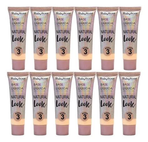 Box Un Base Para Maquiagem Ruby Rose Natural Look Nude MercadoLivre