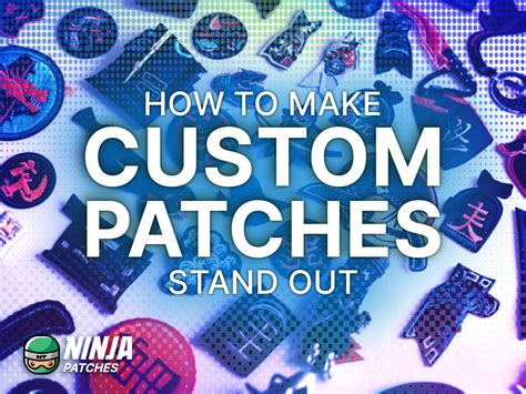 How To Make Custom Patches Stand Out