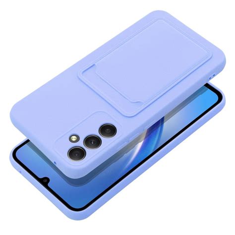 Θήκη Σιλικόνης Sonique Card Case Samsung Galaxy A34 5G Λιλά Galaxy