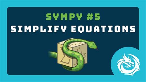 Simplify Equations SymPy Tutorial 05 YouTube