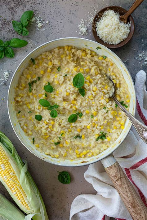 Sweet Corn Risotto Recipe So Creamy Olivias Cuisine