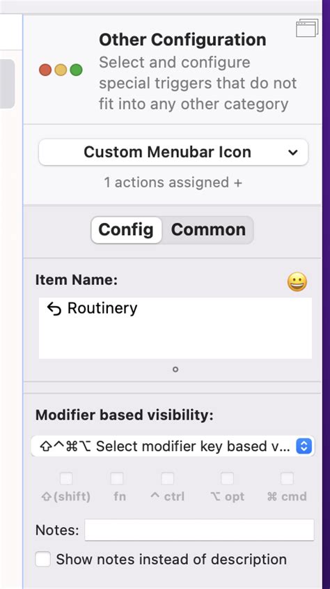 Show Hide Custom Menubar Item Feature Requests BetterTouchTool