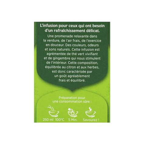 Yogi Tea Th Vert Gingembre Citron Sachets