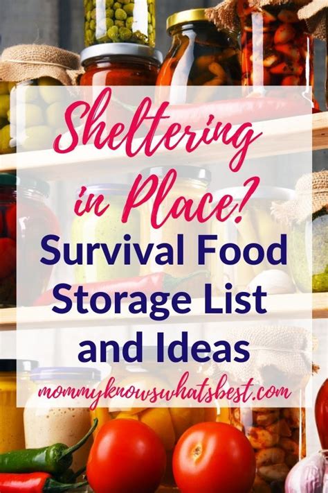 Pantry Essentials Survival Food Storage List And Ideas Survival Food Storage Survival Food