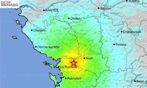 Une Réplique Sismique De Magnitude 5 Dans Les Deux Sèvres Après Le Fort