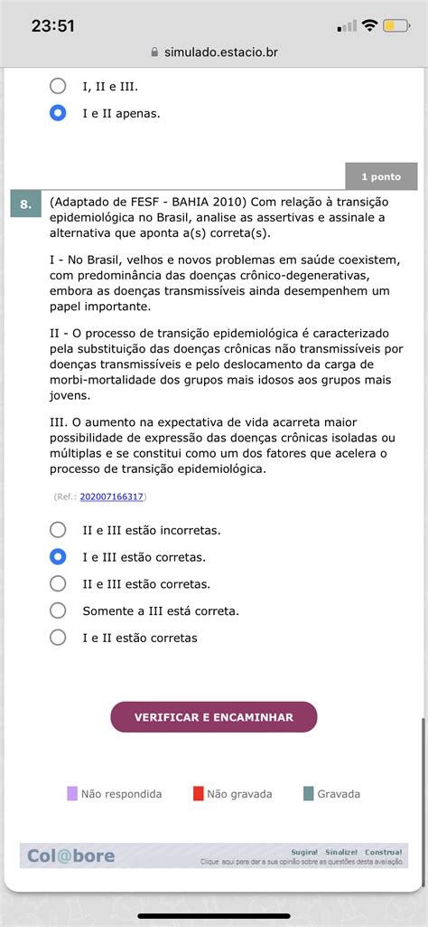 Prova Estacio Fundamentos De Estatistica E Epidemiologia Estacio