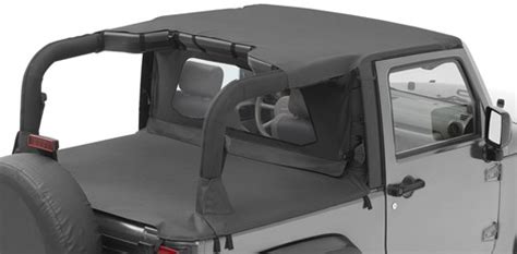 Bestop Header Bikini With Windshield Channel For Jeep Black Diamond Bestop Jeep Tops B