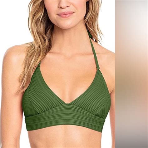 Robin Piccone Swim Nwt Robin Piccone Lily Triangle Bikini Top Poshmark
