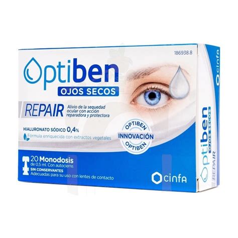 Optiben Ojos Secos Repair 20 Monodosis